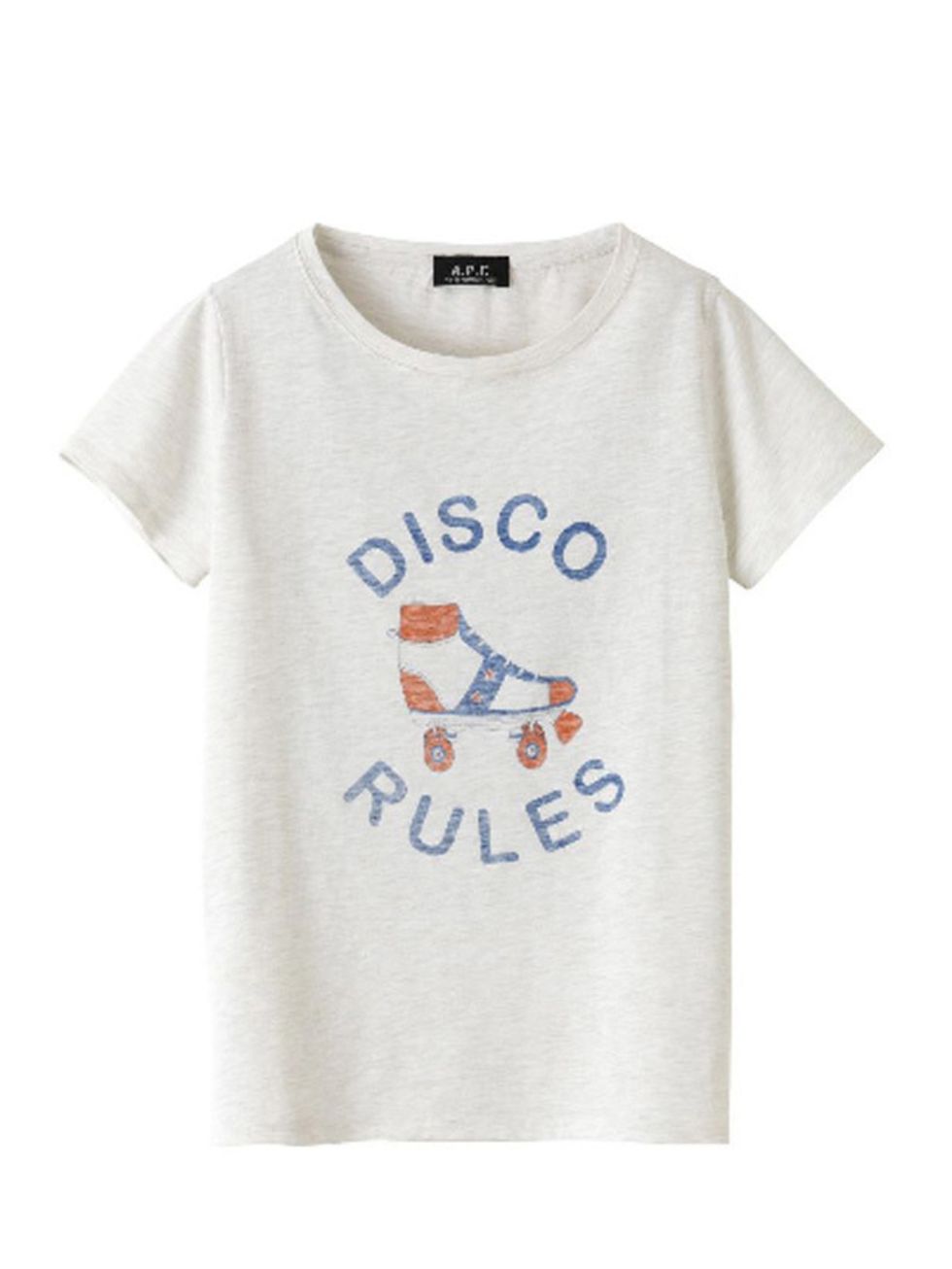<p>'Disco' print T-shirt, £35, by APC (0207 409 0121)</p>