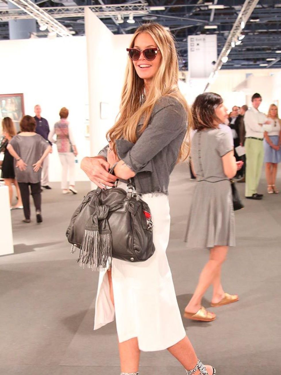 <p>Elle Macpherson at the Art Basel VIP Preview, Miami, December 2014.</p>