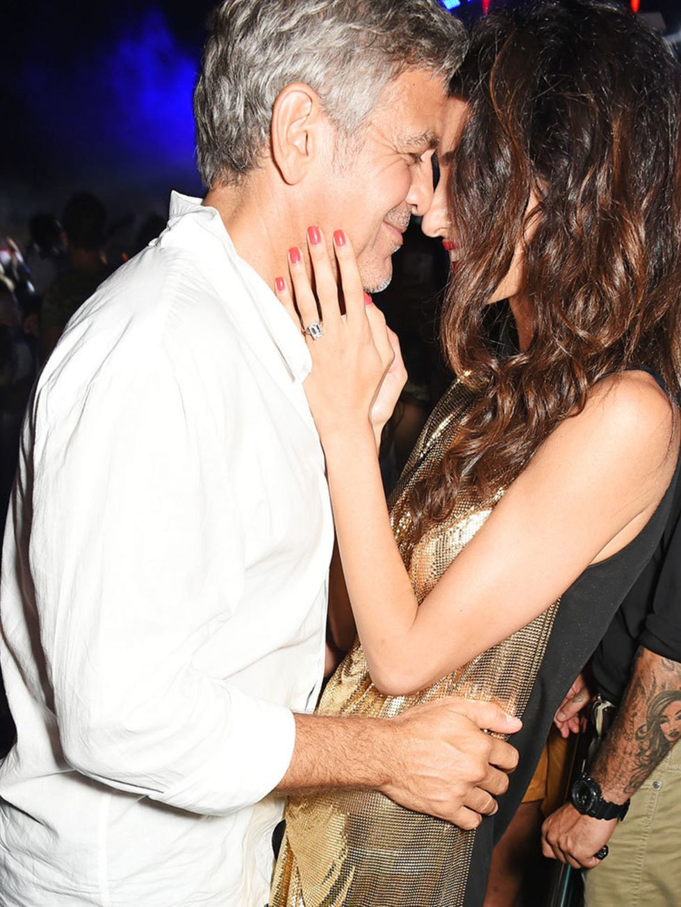 Amal and George Clooney attend the official launch of Casamigos Tequila in Ibiza and Spain at Ushuaia Ibiza Beach Hotel