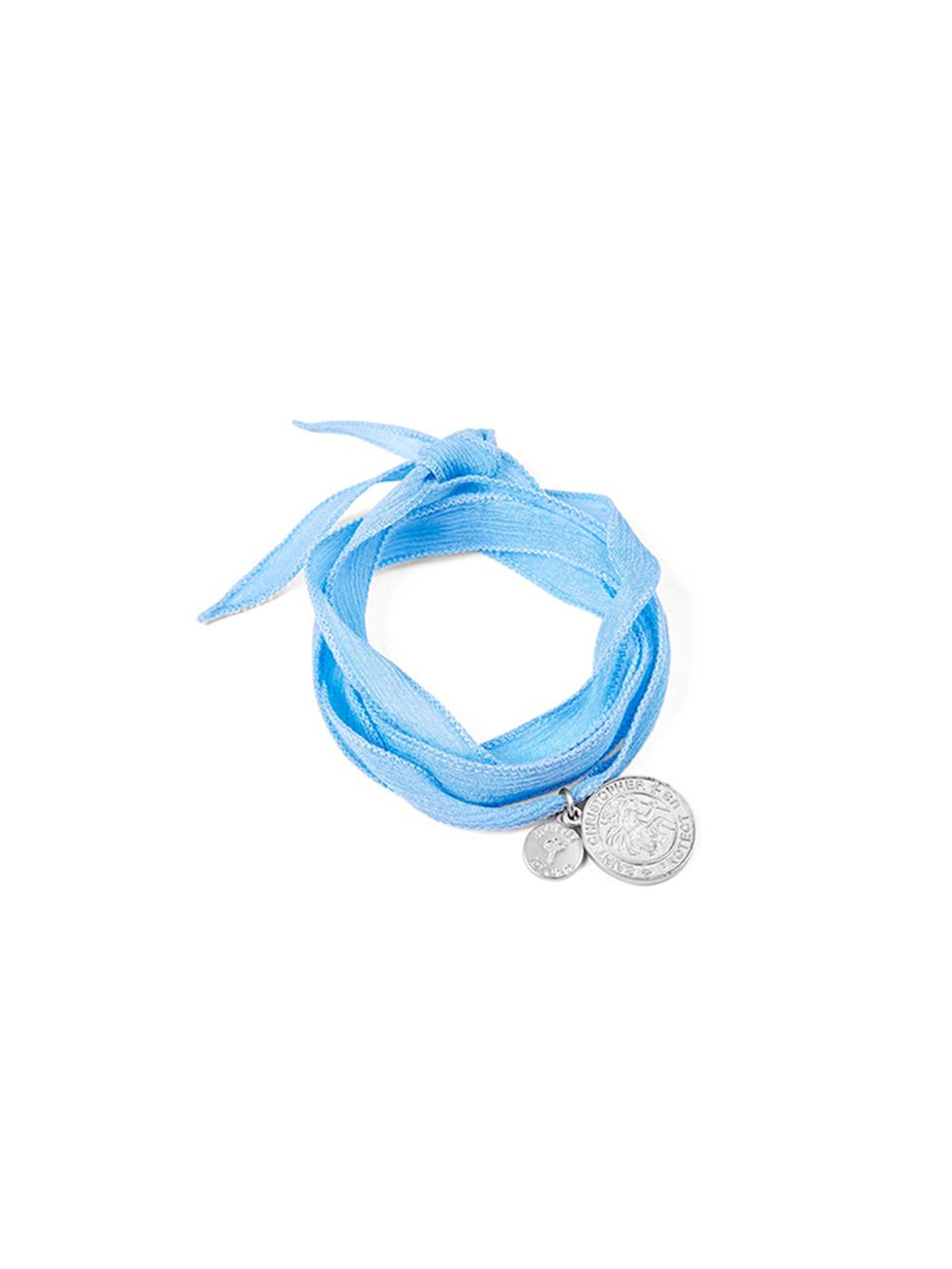 <p><a href="http://www.heidiklein.com/accessories-c5/jewellery-c28/heidi-klein-st-christopher-wrap-bracelet-blue-with-silver-charm-p77">Heidi Klein </a>bracelet, £22</p>