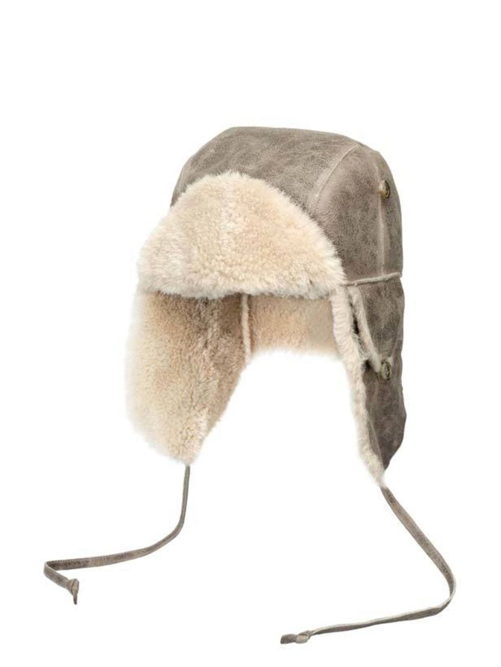 <p>Comptoir des Cotonniers shearling and suede trapper hta, £78, for stockists call 0207 792 9580</p>