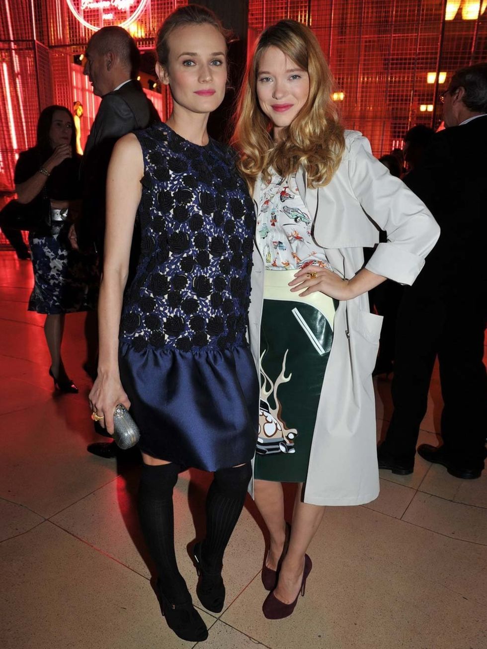 <p>Diane Kruger and Lea Seydoux</p>