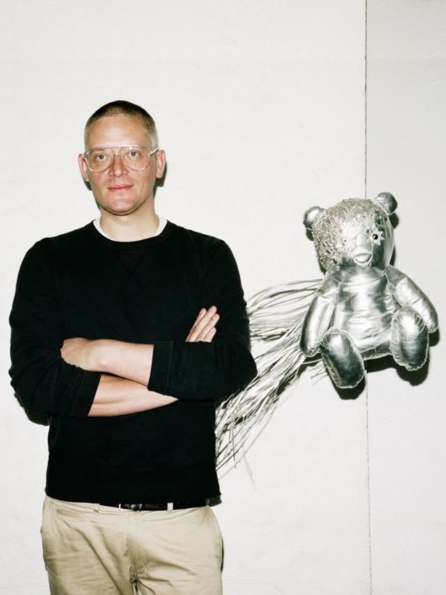 <p>Giles and his Fashion Pudsey</p>