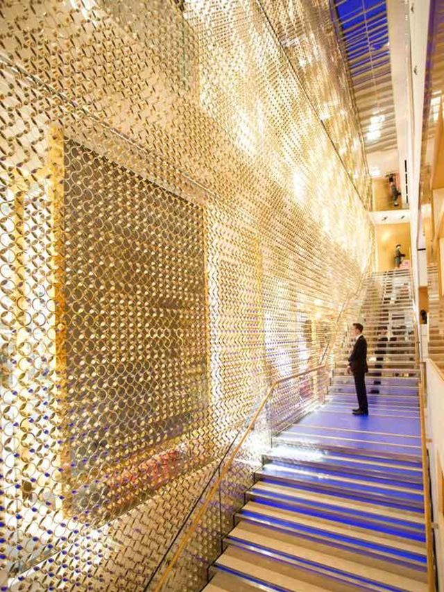 <p>Inside Louis Vuitton's New Bond Street store</p>