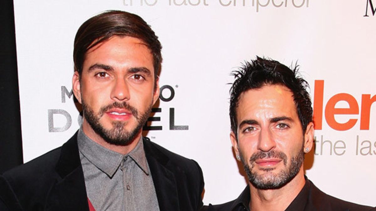 Fashion designer Marc Jacobs and boyfriend Lorenzo Martone had