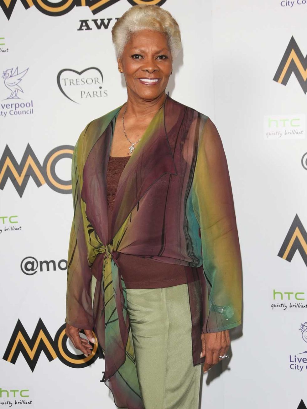 <p>Dionne Warwick at the 2012 MOBO Awards</p>
