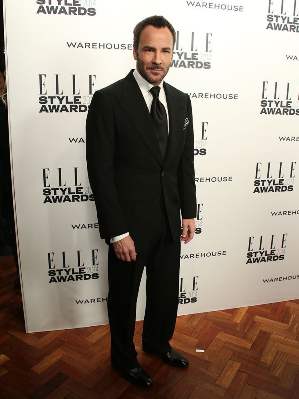 <p><a href="http://www.elleuk.com/fashion/news/london-fashion-week-catwalk-show-review-autumn-winter-2014-giles-and-tom-ford">Tom Ford</a> at the ELLE Style Awards 2014</p>