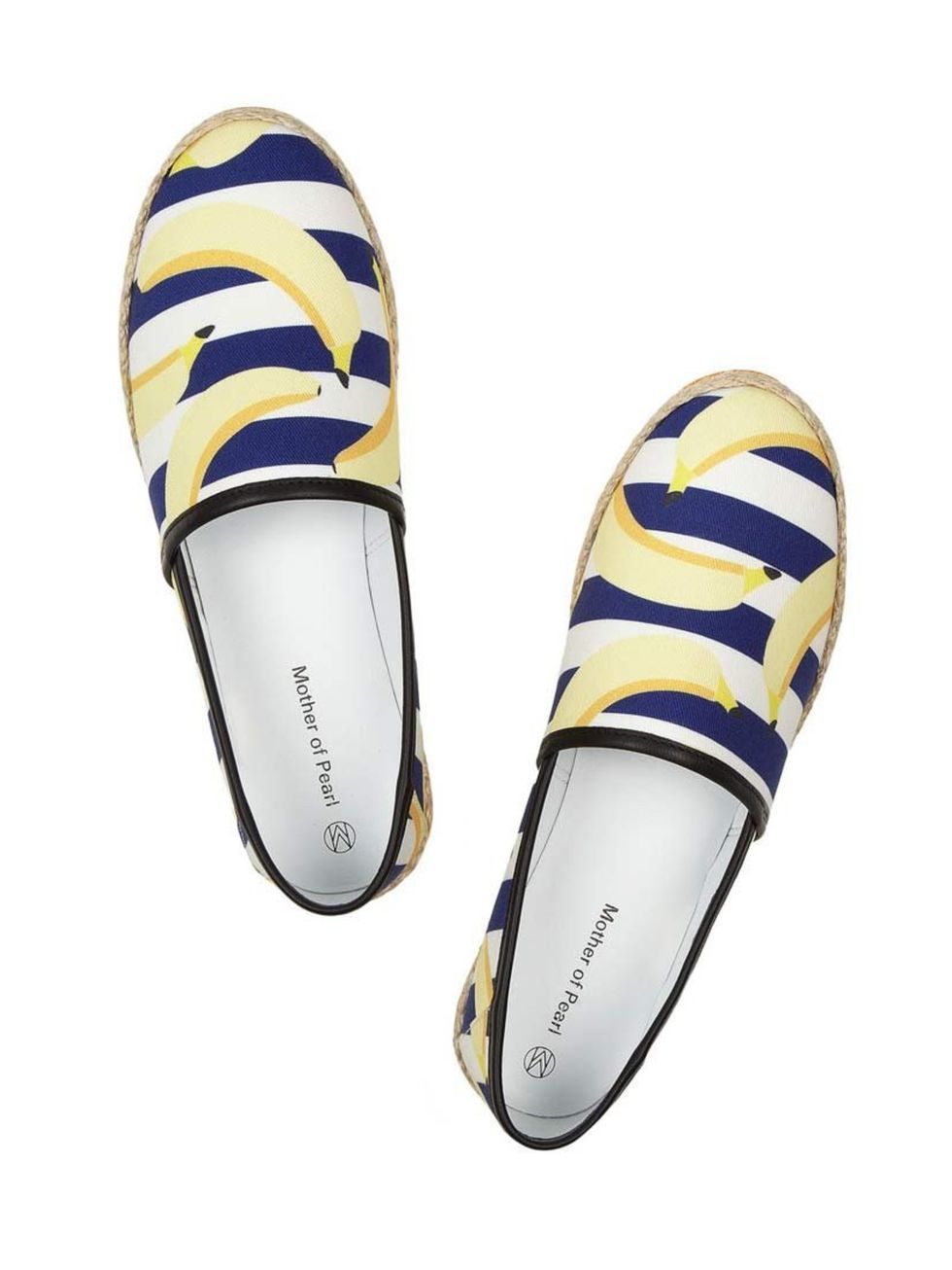 <p>Go bananas. </p><p>Mother of Pearl espadrilles, £195 at <a href="http://www.net-a-porter.com/product/432921/Mother_of_Pearl/lagan-banana-print-canvas-espadrilles">Net-A-Porter</a></p>