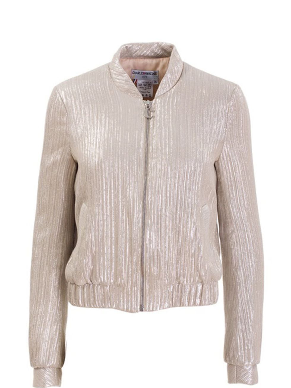 <p>Shimmer zip jacket, £959, by Charles Anastase at <a href="http://www.farfetch.com/shopping/women/search/schid-636861726c657320616e617374617365/items.aspx">Farfetch</a> </p>