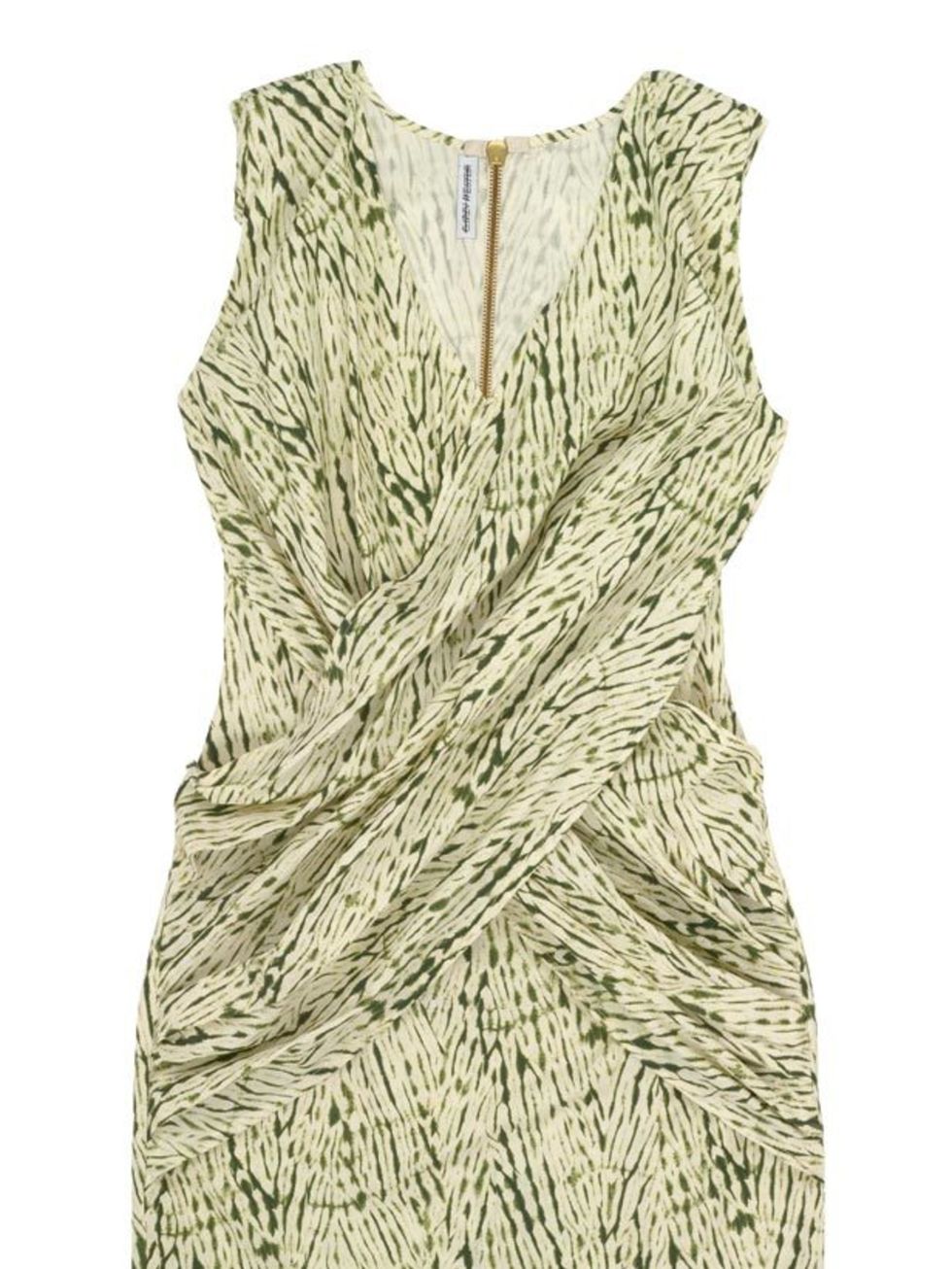 <p>Green print dress, £195, by Carin Wester at Urban Outfitters (0203 219 1944)</p>