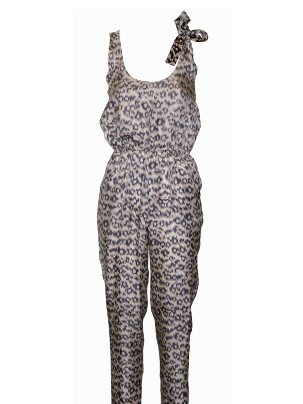 <p>Leopard print jumpsuit, £295, by Sea NY at <a href="http://www.o2oxygen.com/products/327/56/sea_ny_leopard_jumpsuit/">Oxygen Boutique</a> </p>