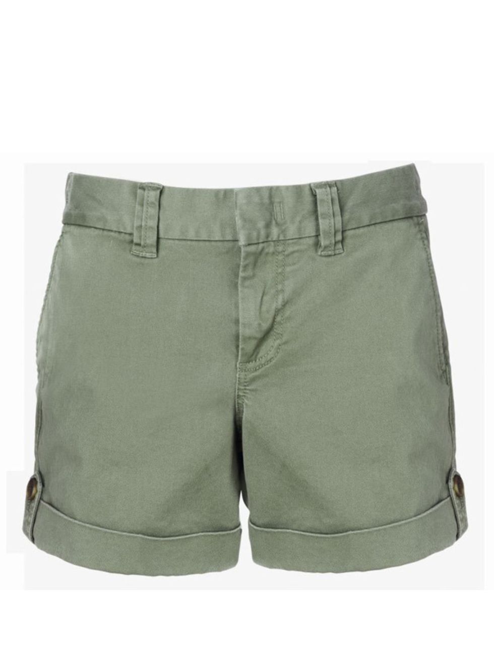 <p>Khaki cotton shorts, £39.50, by Banana Republic (0207 758 3550)</p>
