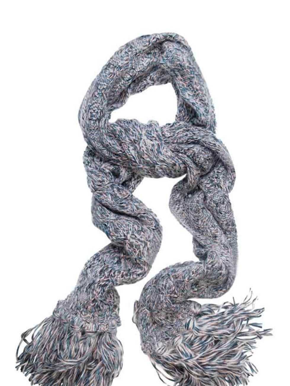 <p>Multi-coloured fringed scarf, £188, by Missoni at Matches </p>