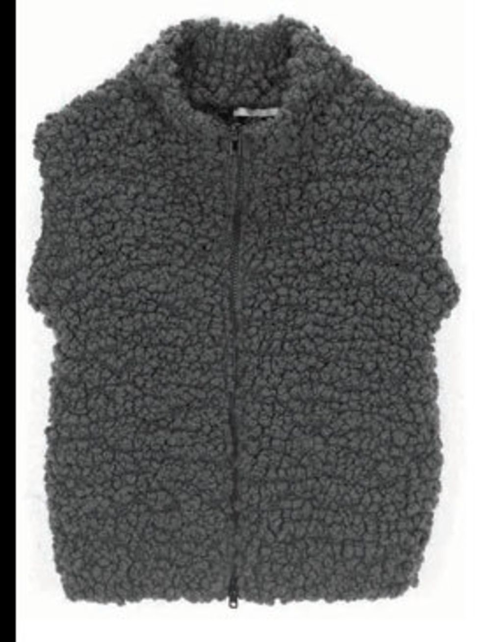 <p>Boucle sleeveless jacket, £49, by Cos (0800 427789)</p>