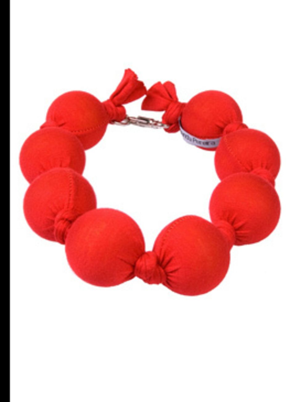 <p>Red bracelet, £50, by Fernanda Pareira at <a href="">Farfetch</a></p>