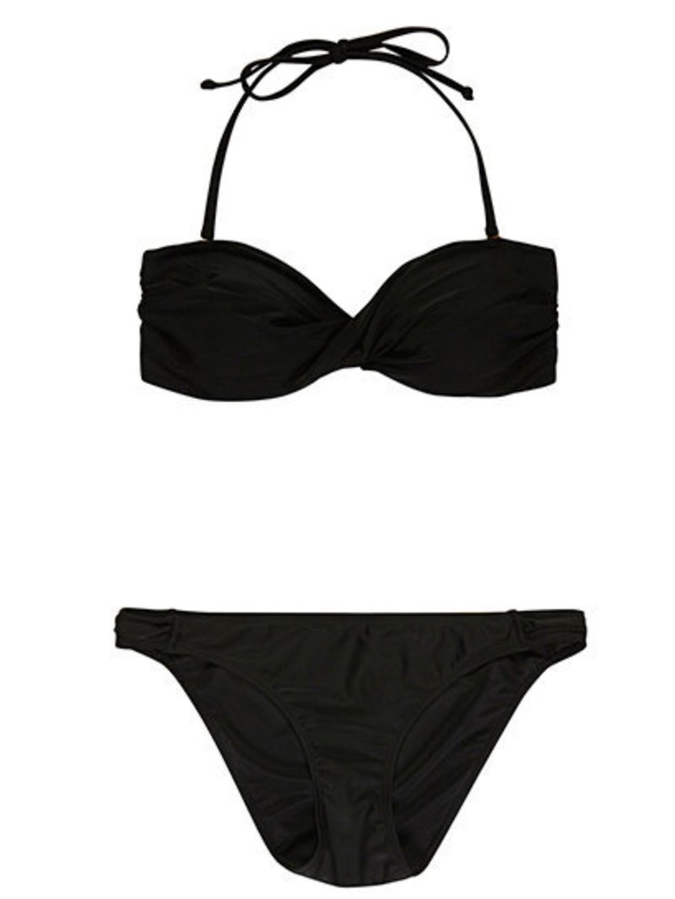 <p>Everyone needs at least one black bikini in their wardrobe. News and Social Media Editor Leisa Barnett, likes the look of this one from Warehouse. <a href="http://www.warehouse.co.uk/twist-front-bandeau-bikini/beachwear/warehouse/fcp-product/4022897277