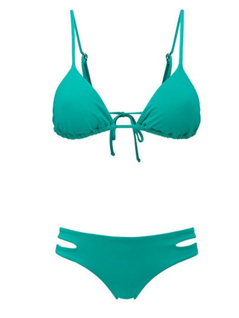 <p>Keeping in with this season's pastel trend, Fashion Assistant Espe De La Fuente picks this Rigby and Peller <a href="http://www.rigbyandpeller.co.uk/l*space-sensual-solids-triangle-cup-bikini-top/p61144.aspx">bikini top</a>, £58.95 and cut away <a href