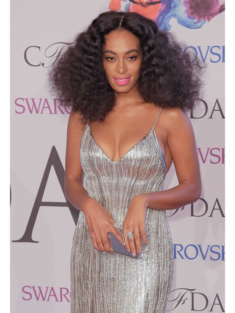 <p><a href="http://www.elleuk.com/star-style/celebrity-style-files/solange-knowles">Solange Knowles</a> wears Calvin Klein Collection at the 2014 CFDA Fashion Awards.</p>