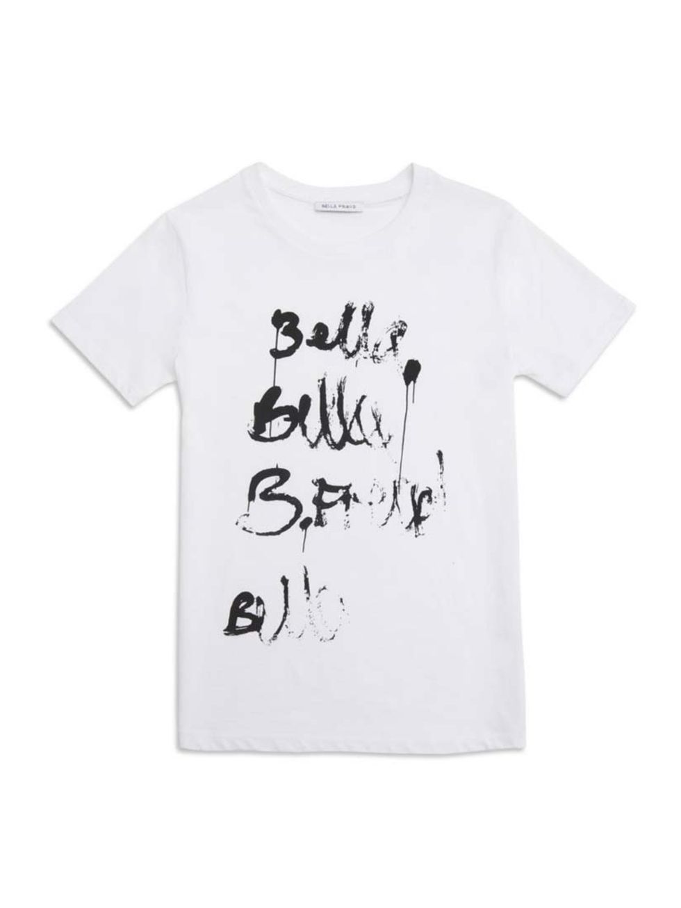 <p>Pair with tailored trousers, a boxy jacket and this season's biker boots.</p><p><a href="http://www.bellafreud.co.uk/shop/ss14/bella-bella-t-shirt-white/">Bella Freud</a> t-shirt, £85</p>