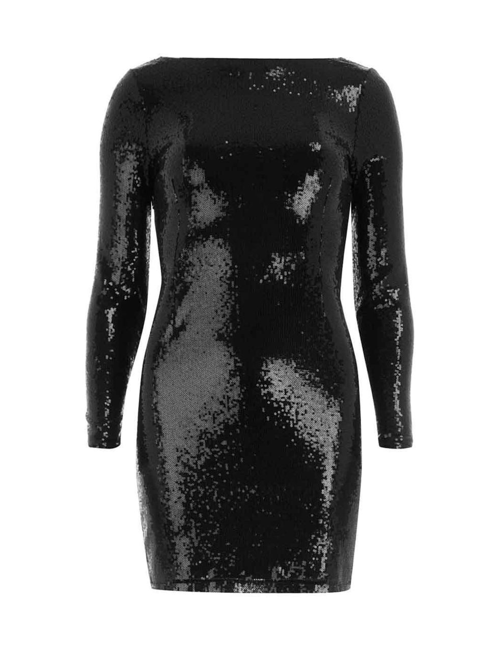 <p>Kardashian Kollection black sequin dress £45 </p>