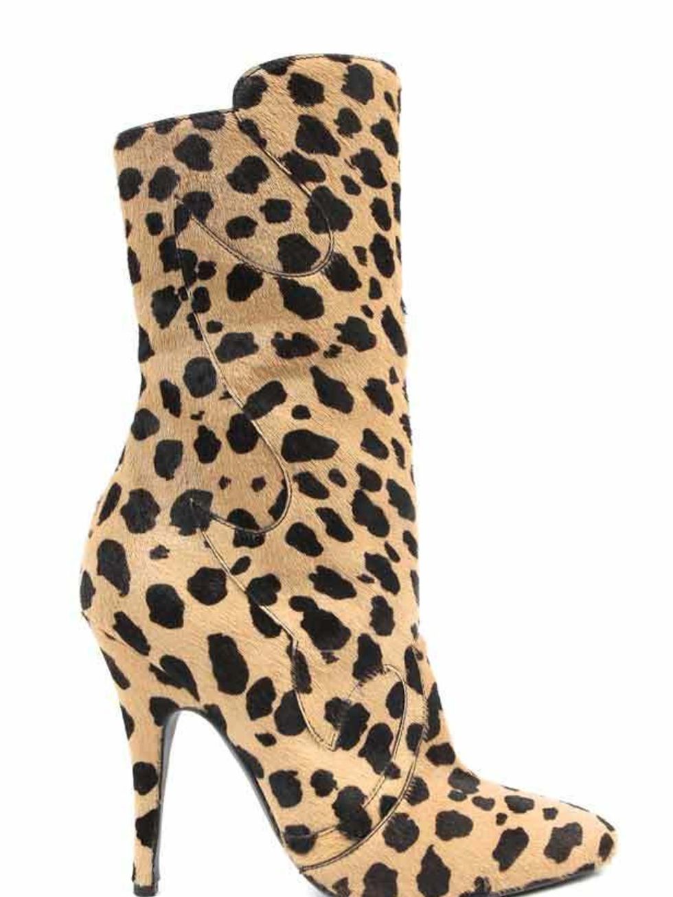 <p>Balmain leopard boot, £940, available from Harvey Nichols, 020 7235 5000</p>