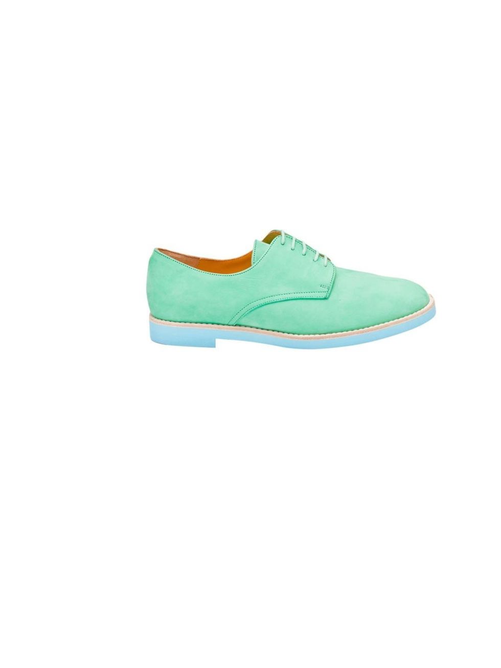 <p>T &amp; F Slack Shoemakers London, £234, at <a href="http://www.farfetch.com/shopping/women/t-f-slack-shoemakers-london-colored-oxford-shoe-item-10123729.aspx">Farfetch</a></p>