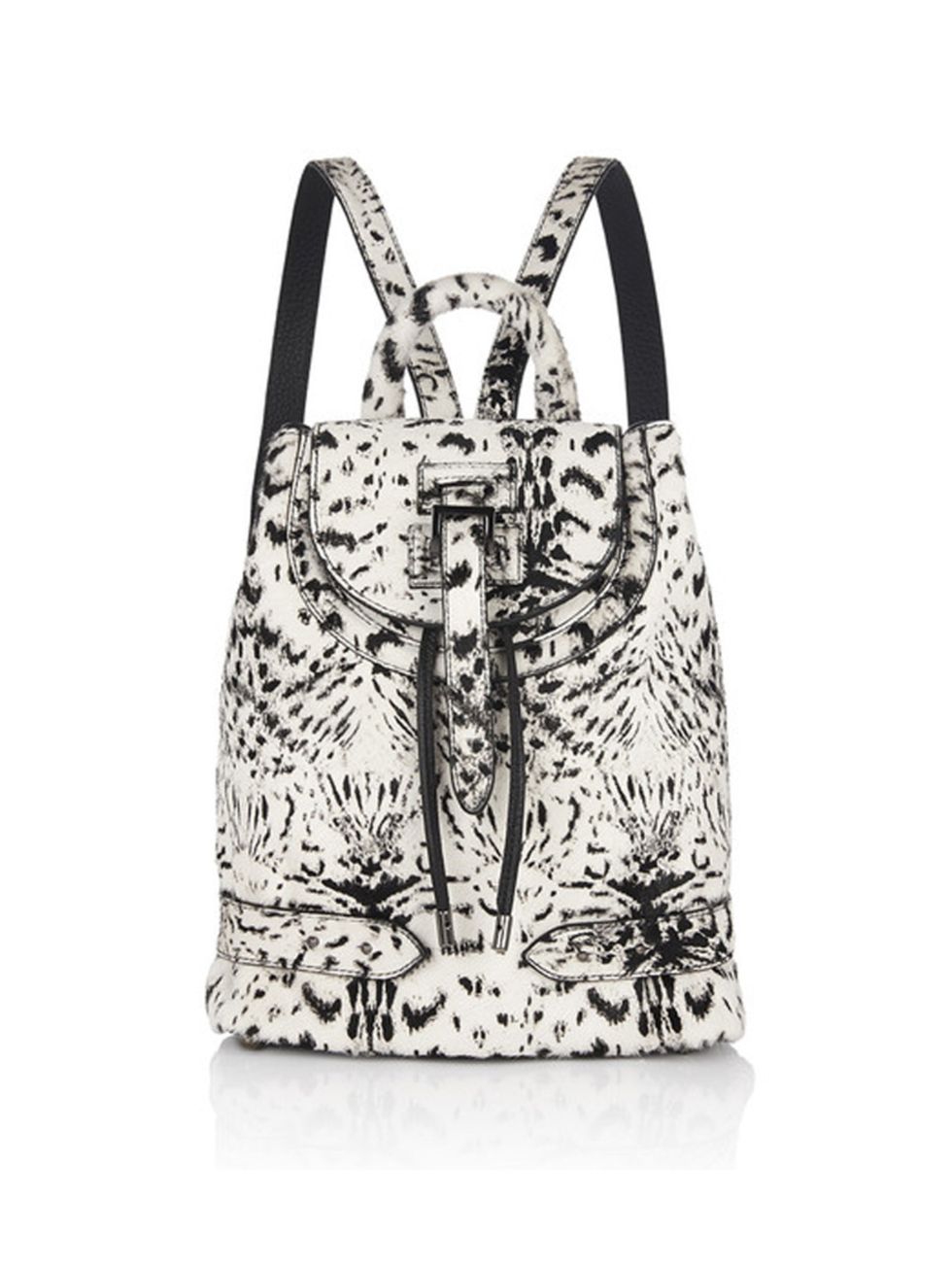 <p>Printed perfection from bag brand to watch Meli Melo.</p>

<p><a href="http://www.melimelo.com/collections/new-arrivals/products/backpack-mini-in-black-white-deville" target="_blank">Meli Melo</a> backpack, £695</p>
