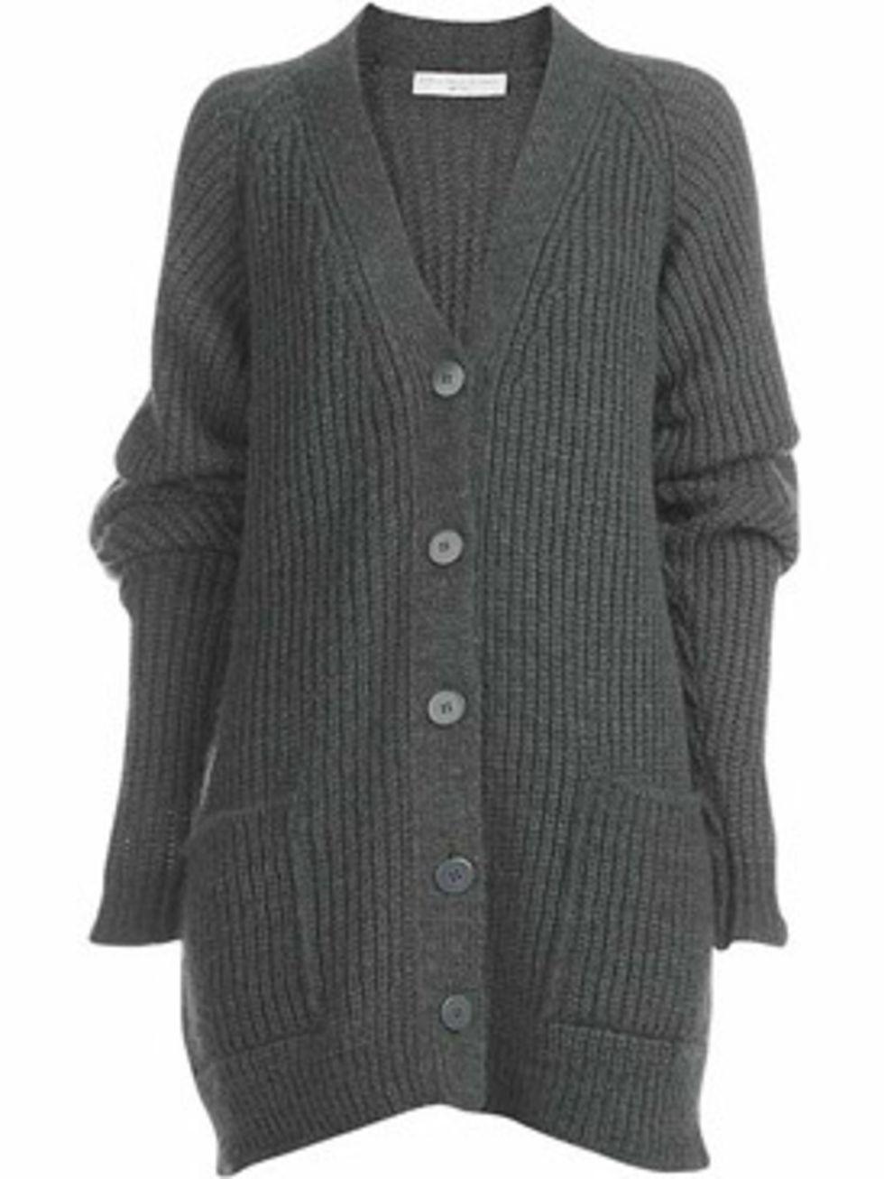 <p>Oversized mohair blend cardigan, £575, Stella McCartney at <a href="http://www.net-a-porter.com">Net-a-porter.com</a>
  </p>