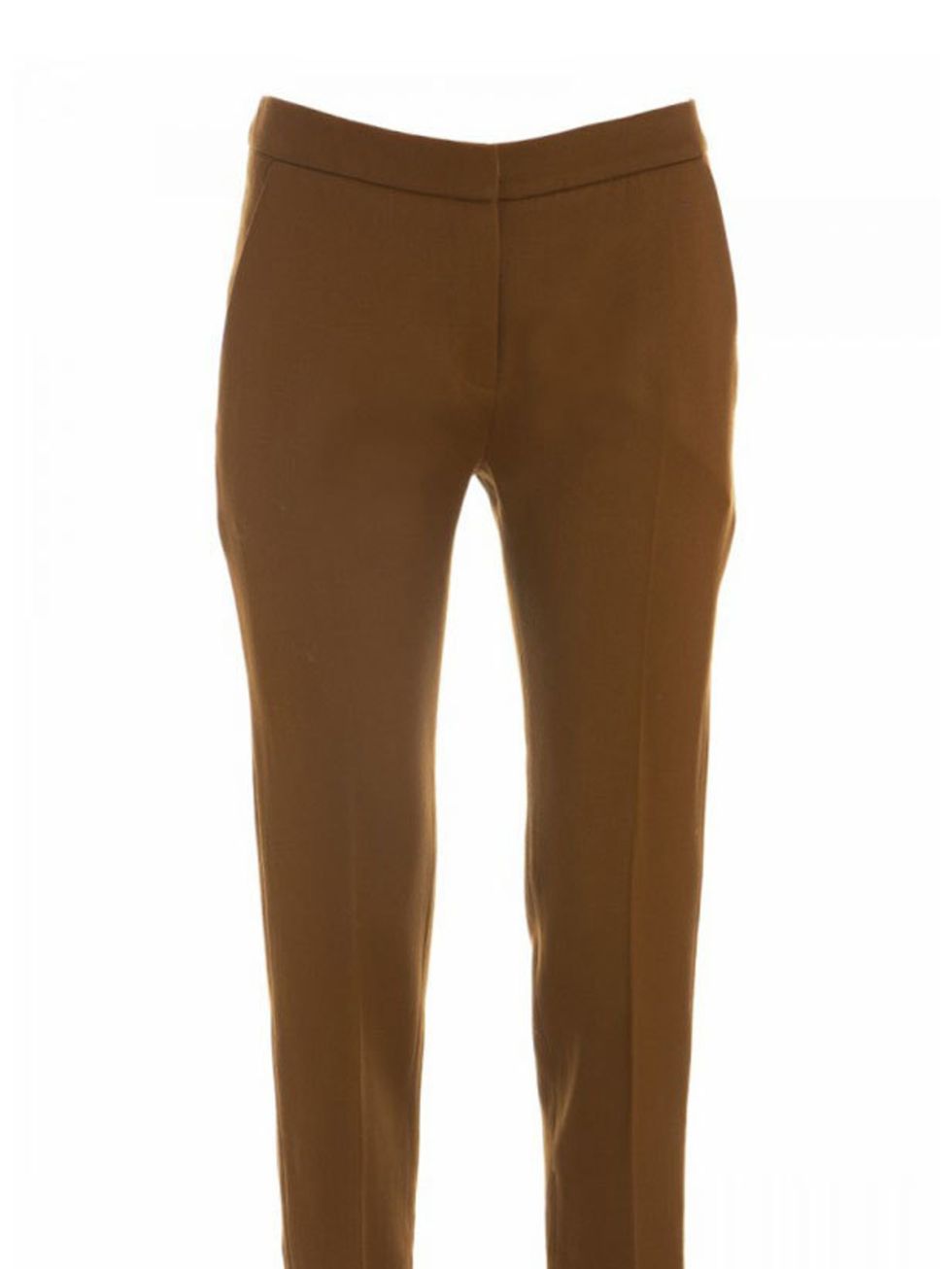 <p>Topshop camel trousers, £38, 0845 121 4519</p>