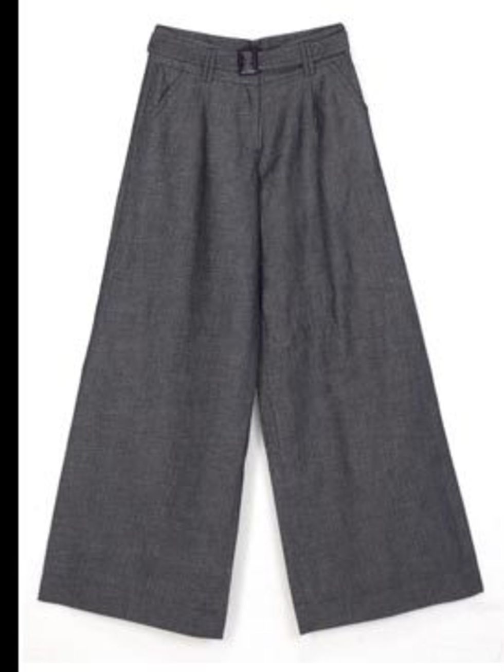 <p>Slouchy, wide leg trousers, £55, by Morgan, for stockists details call 020 7520 8160</p>