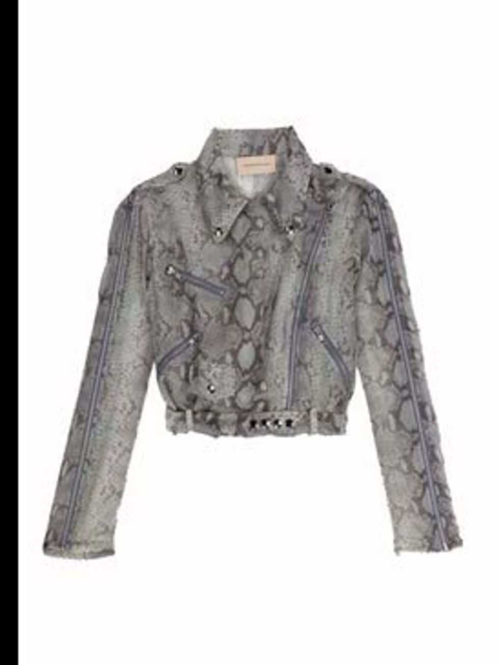 <p>Jacket, £1820, by Christopher Kane, for stockiest details call 02075140000</p>