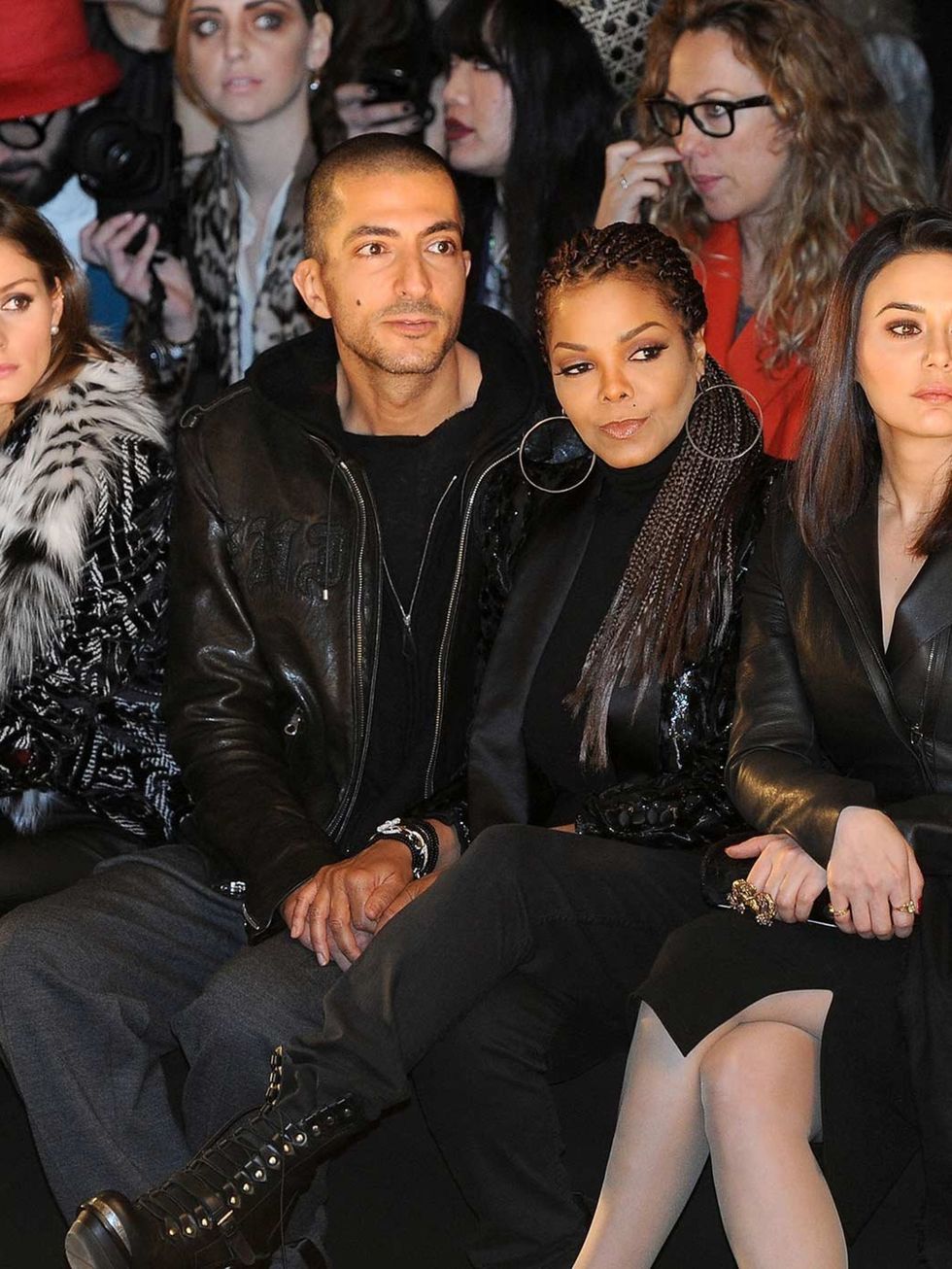 <p>Janet Jackson on the front row at Roberto Cavalli during Milan Fashion Week.</p>