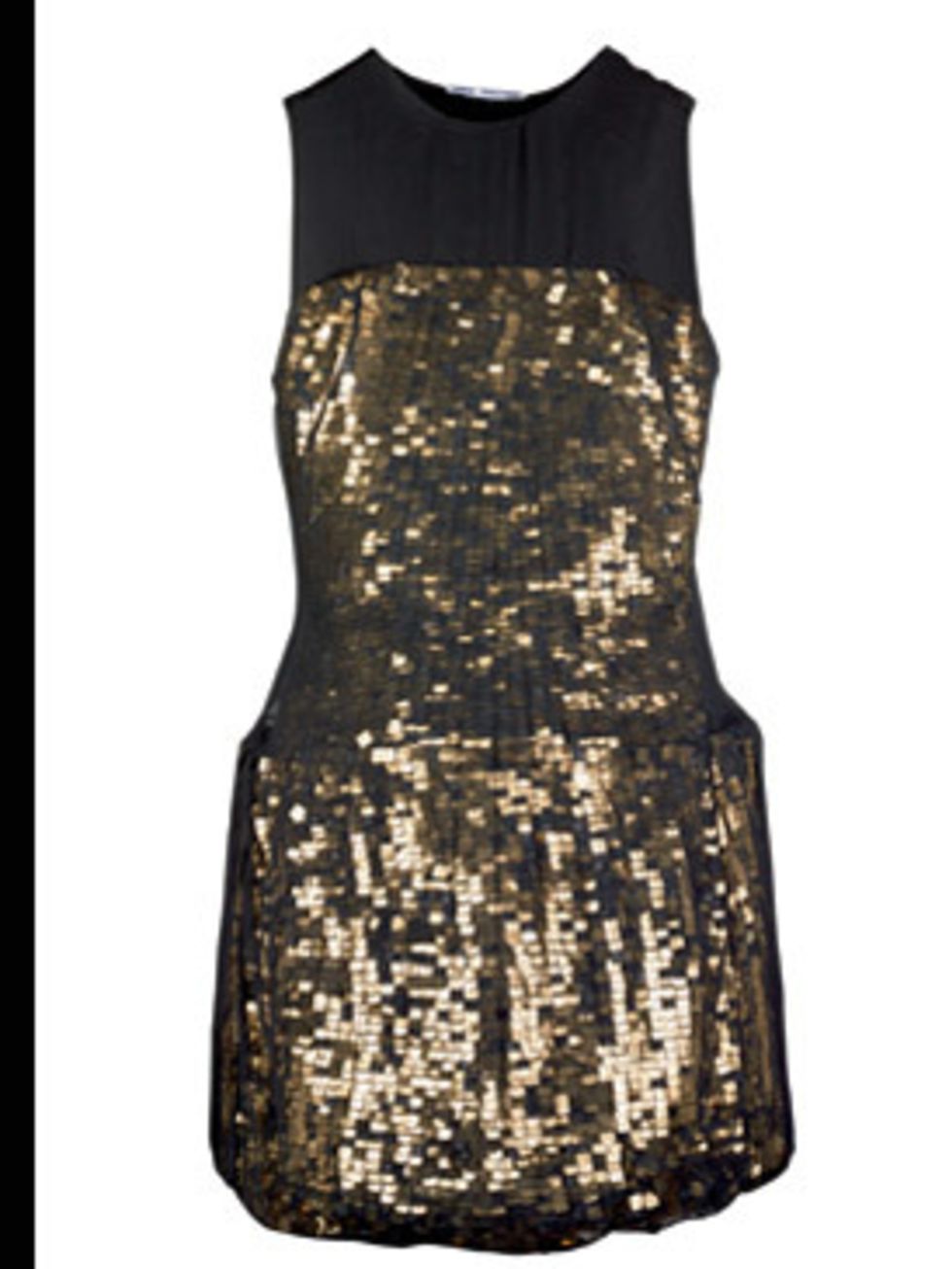 <p>Metallic shift dress, £1, 875, by Osman Yousefzada at Selfridges (0800 123 400) </p>
