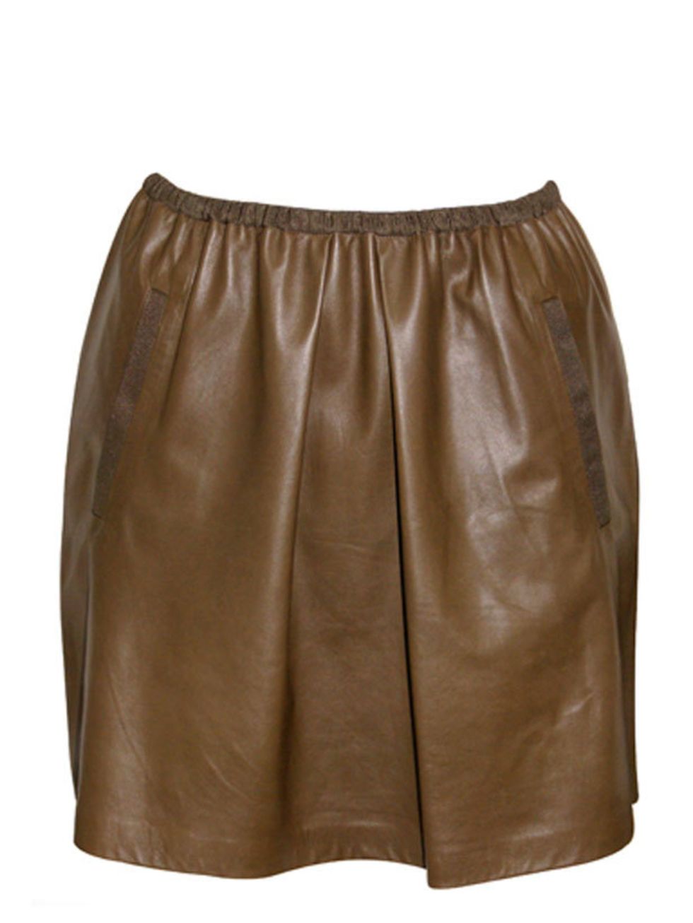 <p>Brown leather skirt, £295, by Sea NY at <a href="http://www.oxygenboutique.com/products/479/56/sea_ny_leather_skirt/">Oxygen</a> </p>