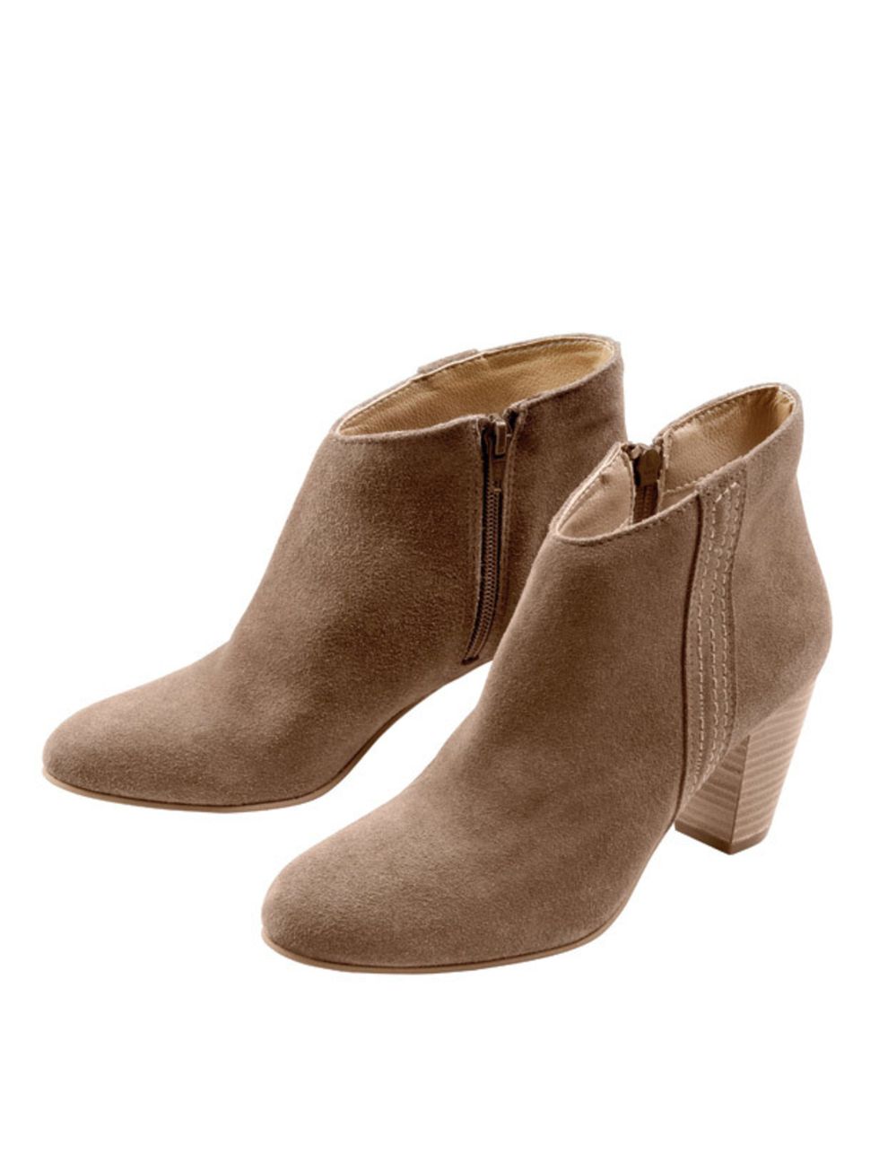 <p>Suede ankle boots, £79, by <a href="http://www.laredoute.co.uk/clothing/Shoes.aspx?CategoryId=61035209&amp;Path=61026618/61035209&amp;ChmCatId=61035209">La Redoute</a> </p>