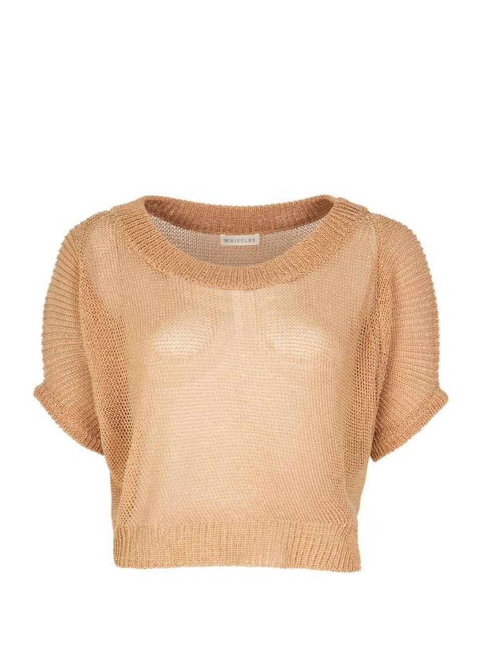 <p>Cropped knitted sweater, £195, by <a href="http://www.whistles.co.uk/fcp/categorylist/dept/shop?resetFilters=true">Whistles</a> </p>