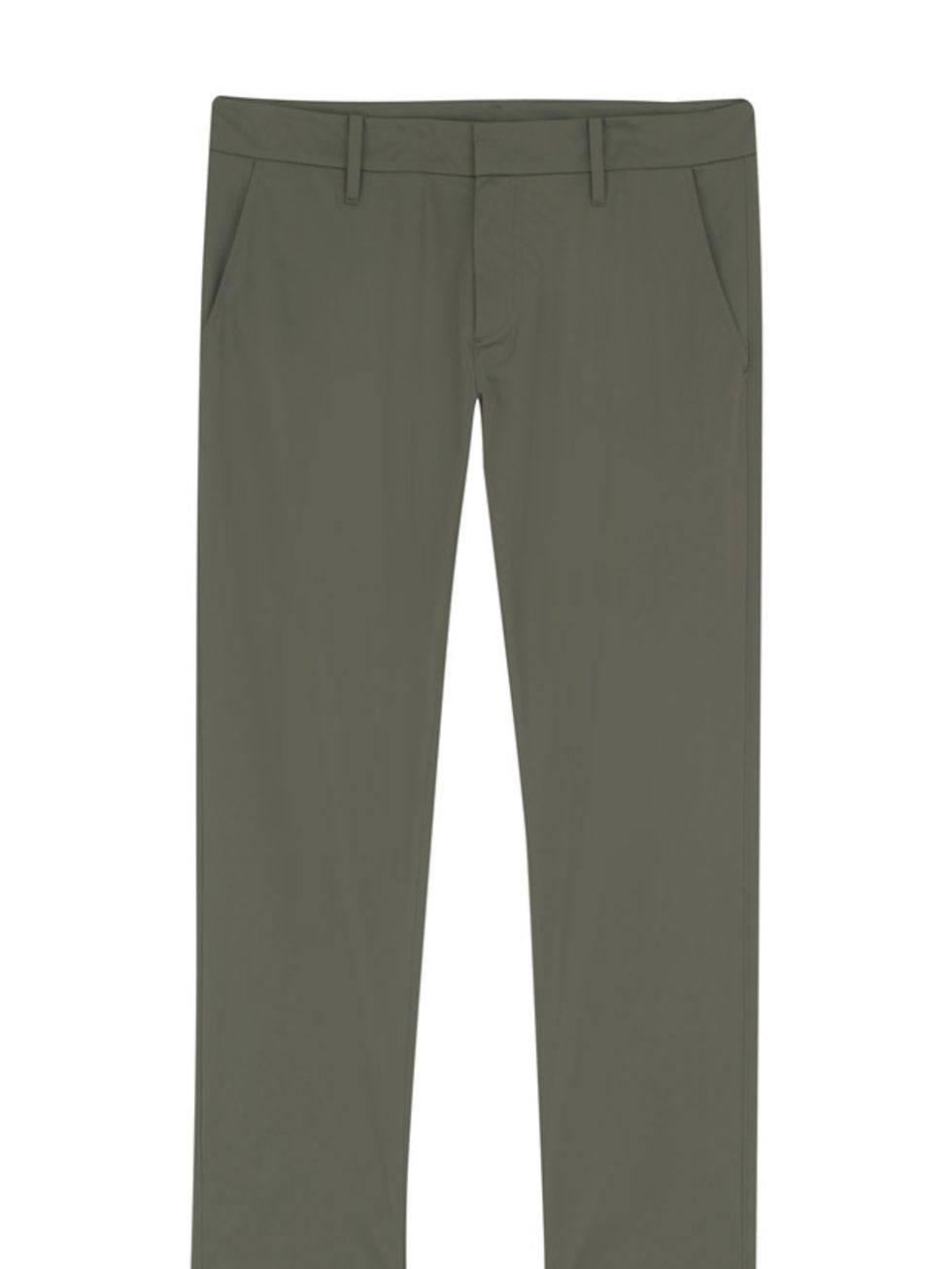 <p>Straight leg khaki trousers, £39.99, by <a href="http://www.uniqlo.co.uk/catalogue/women/j/422453-olive-j-straight-trousers">+J Uniqlo</a> </p>