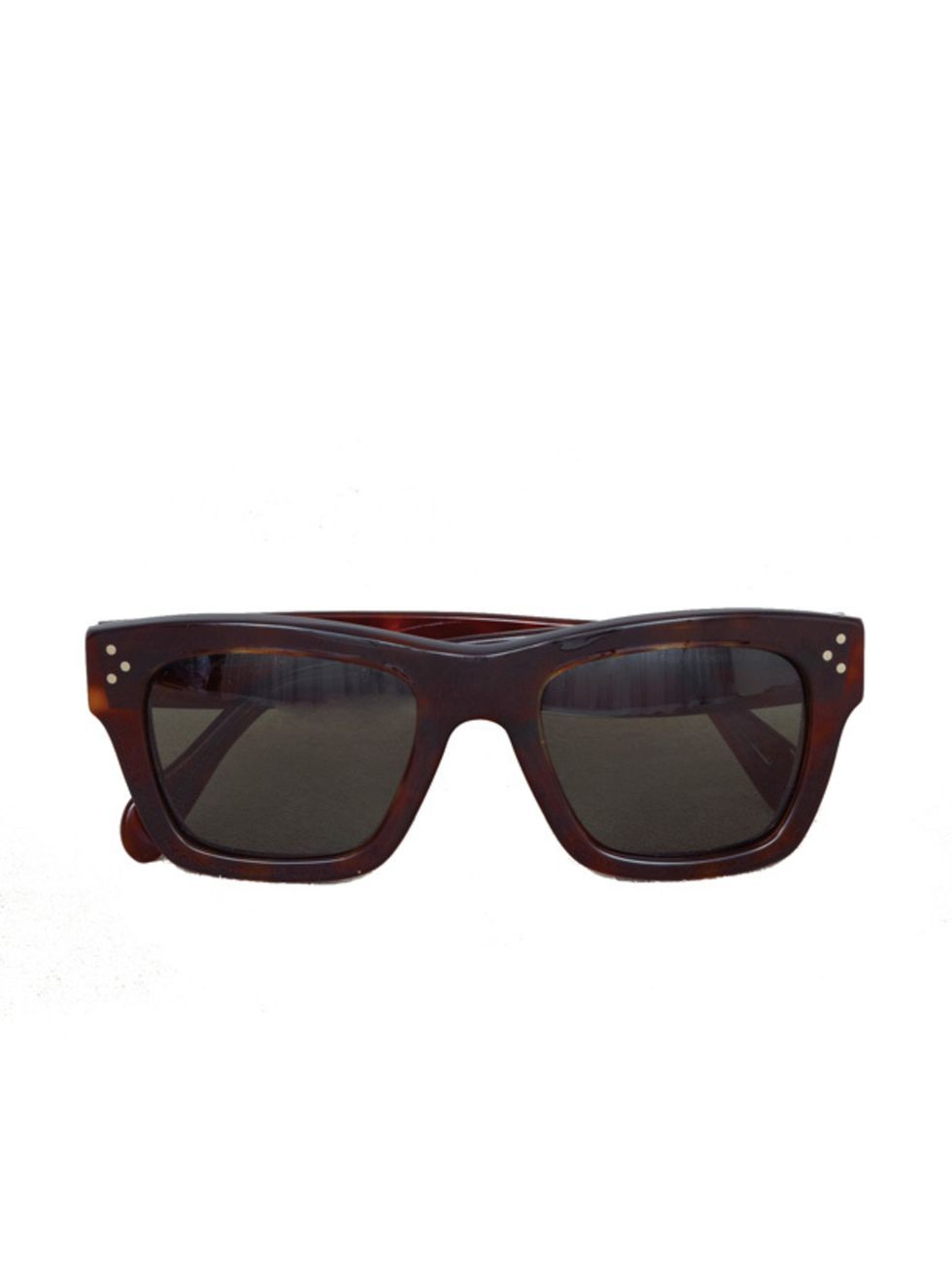 <p>Tortoiseshell sunglasses, £184, by Celine at Selfridges (0800 123 400)</p>