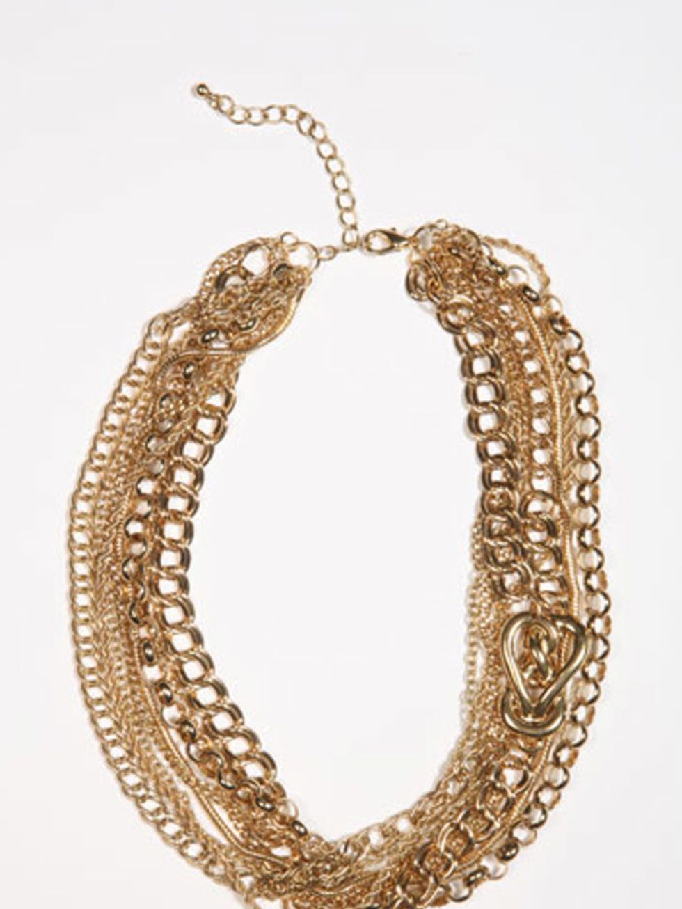 <p>Multi chain necklace, £26, by Urban Outfitters </p>