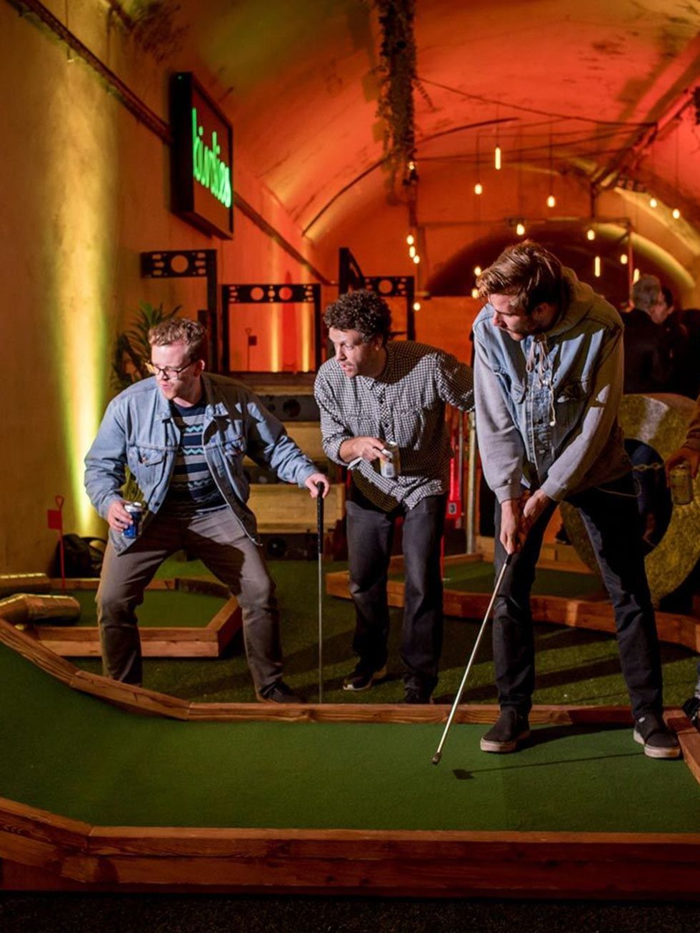 <p>POP-UP: Birdies Crazy Golf</p>

<p>Crazy golf. As anyone who spent their childhood holidays desperately trying to putt a neon golf ball up a volcano knows, it is surely one of our nation's finest contributions to the sporting world. Only now it's hippe