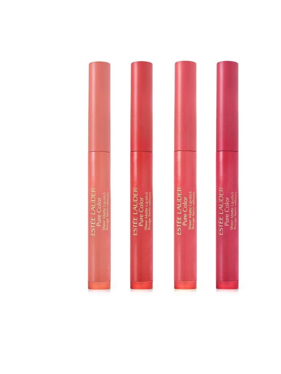 <p>Pure Colour Sheer Matte Lipstick, £19.50 each by <a href="http://www.esteelauder.co.uk/">Estee Lauder</a></p>