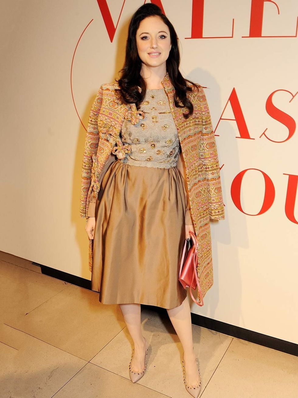 <p>Andrea Riseborough at the Valentino exhibition opening at Somerset house in London, November 2012.</p>