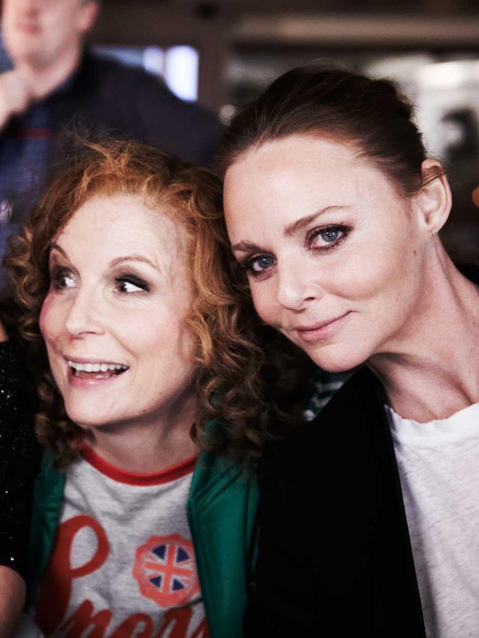 <p>Edie and Stella McCartney in the Ab Fab comic relief special.</p>