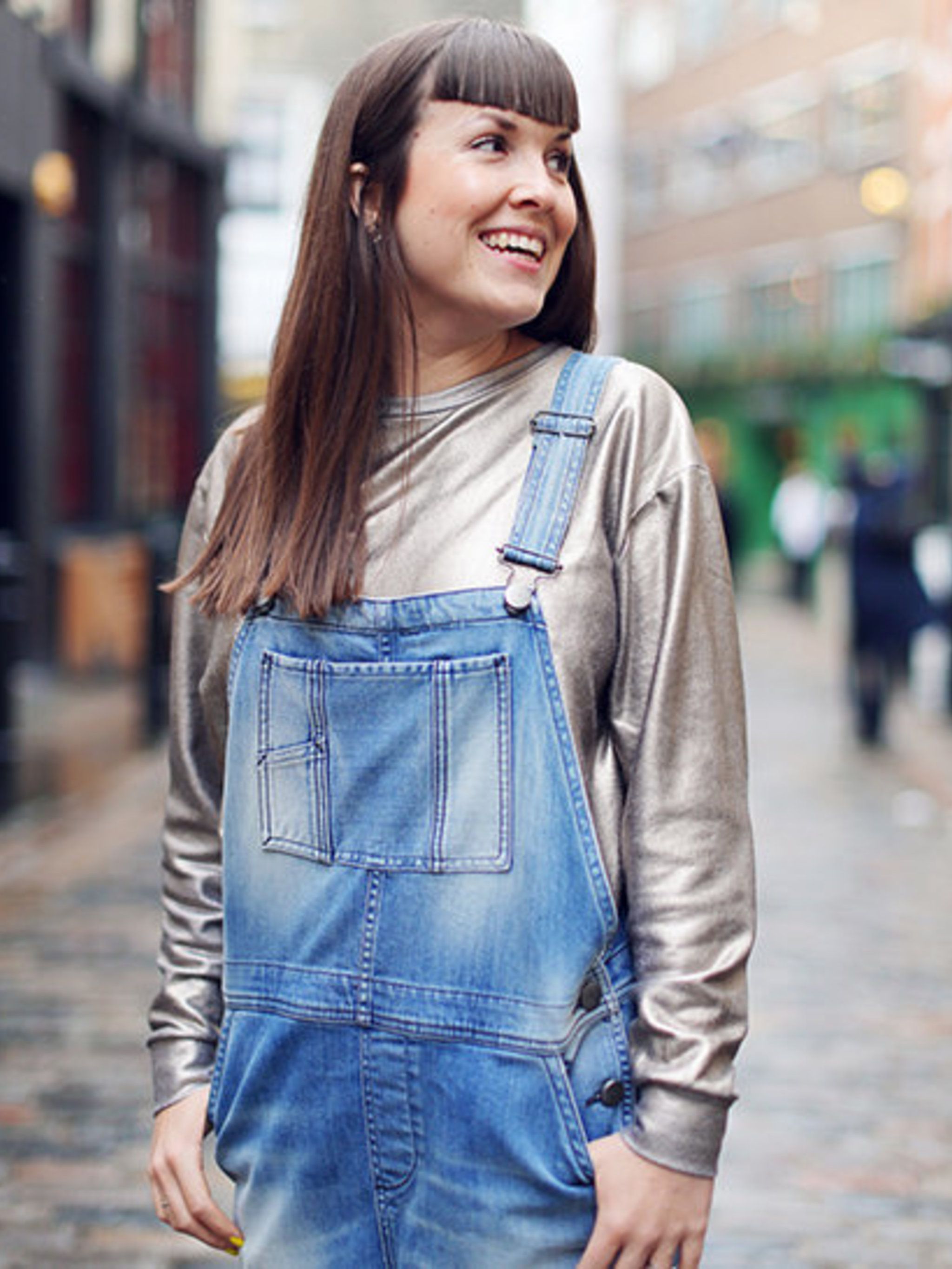 dungarees with jumper