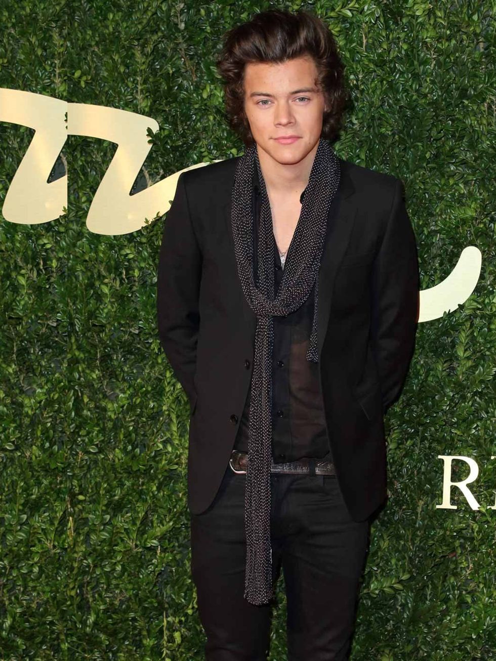 <p>Harry Styles attends the British Fashion Awards 2013 in London. </p>