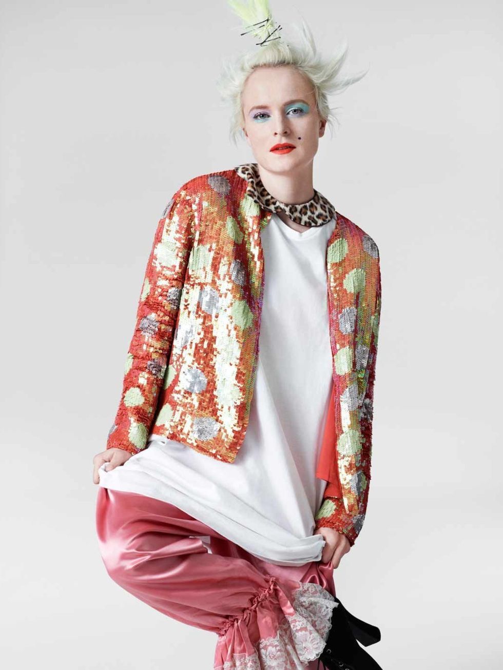 <p>Louise Gray in designs from her Topshop collection</p>