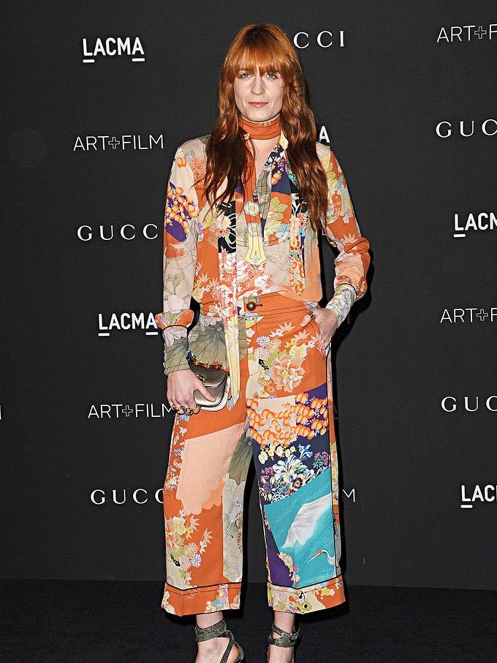 Florence Welch at the LACMA Art + Film Gala presented By Gucci, November 2014.