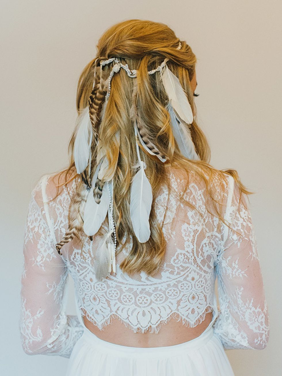 <p>My hairdresser was Lauren Brinklow, and I had the feather head-dress custom made by a seller on <a href="https://www.etsy.com/?utm_source=google&utm_medium=sem&utm_term=etsy_e&utm_campaign=uk_Brand_ST_Exact_etsy&gclid=CNmwlYXozcMCFebItAodpi4ALw" target