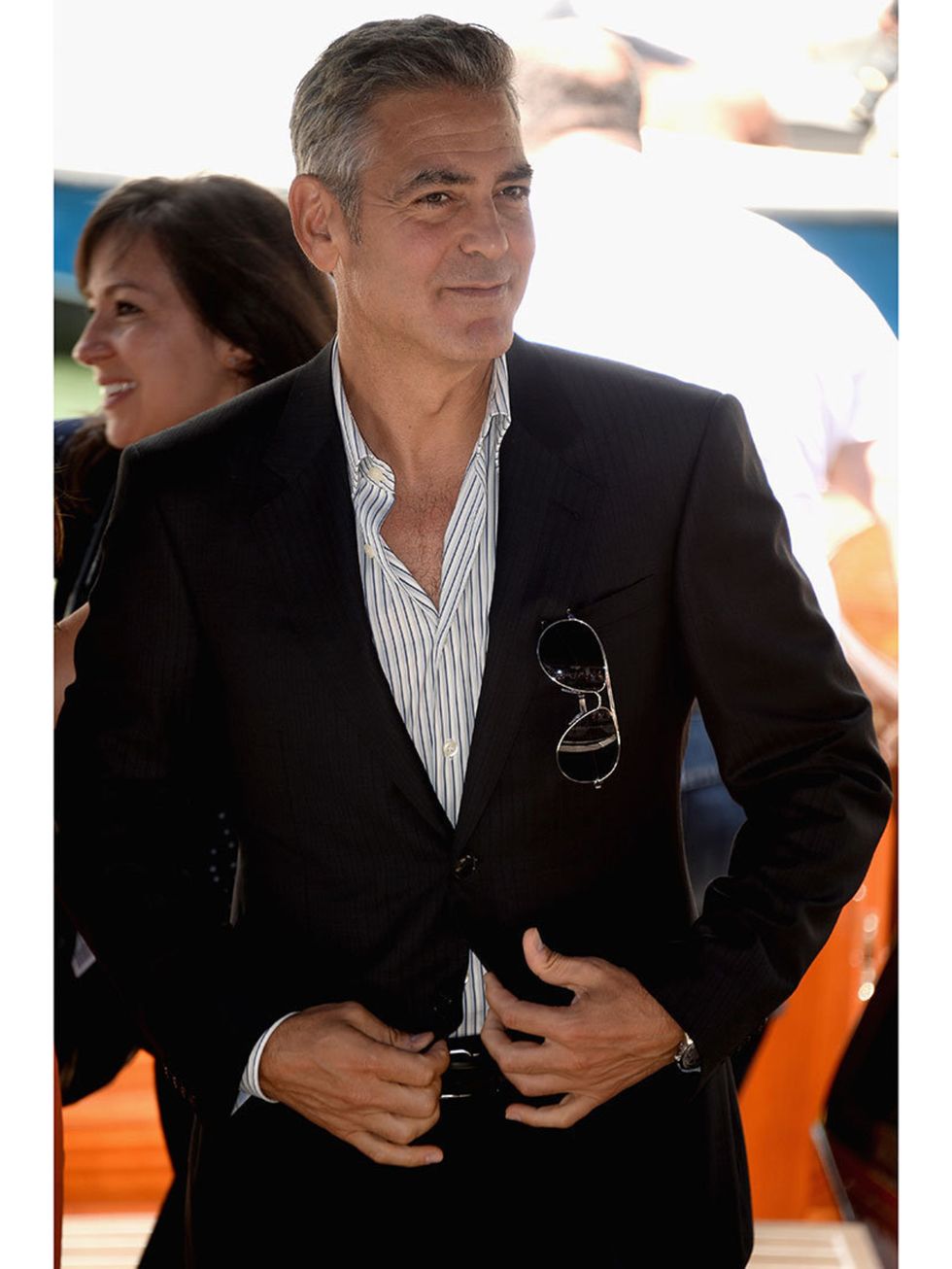 <p>George belongs on a yacht on the Riviera</p>