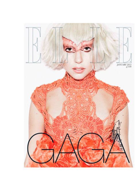 <p>Lady Gaga, Main Cover, January 2012.</p>